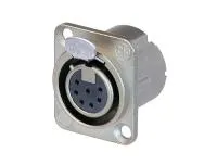 Neutrik NC7FD-LX Разъем XLR панельный, 7 контактов, гнездо, тип-D, доп. защита от РЧ