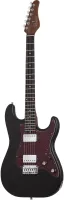 SCHECTER JACK FOWLER TRAD HT IVORY - 6-ти струнная электрогитара, именная модель Jack Fowler, корпус: красное дерево, гриф: черное дерево, накладка: жженый клён, на болтах, 22 лада, звукосниматели: HH Schecter USA Pasadena™, регулировки: 1х громкость, 1х