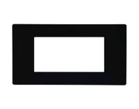 Audac CP45CF2/B- Рамка для двух модулей 45x45 мм (скругленные углы)