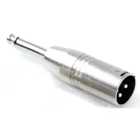 INVOTONE AD460 - переходник джек моно 6.3мм <> XLR 3P, корпус металл