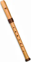 Alto recorder Mollenhauer Adri's Dream 4317 - Двухчастная блокфлейта-альт с корпусом из груши с широкой мензурой, барочной аппликатурой и двойными отверстиями. Цвет натуральный с тонированными кольцами