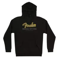 FENDER Fender® Yellow Stitch Logo Hoodie Black XXL