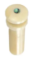 Strap pin Acura GP-N22 - Bone acoustic guitar endpin for strap or tailpiece with abalone inlay