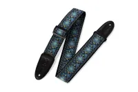 M8HT-04 Prints Series Ремень для гитары, тканный, синий принт, Levy's