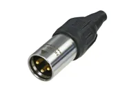 Neutrik NC3MX-TOP- Кабельный разъем XLR 3-pin (вилка) для наружного применения, на кабель диаметром 5–8 мм, под пайку