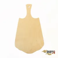 LHP10002f Доска для теста без росписи с фигурным краем, Хохлома