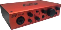 ESI U22 XT - USB аудио интерфейс, 24бит/96кГц, 2xRCA/2x1/8" TRS Jack входа/выхода, 1/4" TS/XLR комбо-разъем с микрофонным преампом и фантомным питанием +48В, 1/4" TRS Jack выход на наушники, USB порт, Win/MacOS