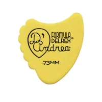 D'Andrea RD390 .73MD - Медиатор гитарный, Материал: делрин, Толщина: 0.73 мм, Жёсткость: средний, Серия: Formula Delrex Non Standard, Форма: гребешок,