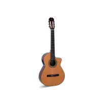 Admira juanita-ec  электроакустическая классическая гитара с вырезом, орегонская сосна, сапелли