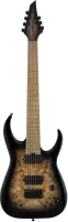 JACKSON PRO MM JUGG HT 7 - BLK BRST P BURL 7-струнная электрогитара, цвет