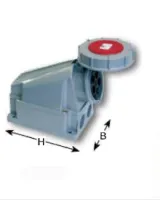 PCE Розетка наст 63А/230V/3P+N/IP67 134-9