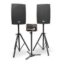 Nordfolk ms12 mkii  моб звук комплект, 1200 вт, 2 х ас + активный микш, mp3, bluetooth