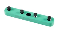 Mooer gwf4 gr  беспроводной футсвитч для гитар gtrs, 4 кнопки, цвет surf green