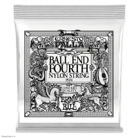 Ernie Ball 1524 4я струна для классической гитары.золотая оплётка, шарик, калибр .030