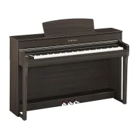 Yamaha clp-745 dw  цифровое пианино с банкеткой, grandtouch-s, 38 тембров, bluetooth audio/ midi