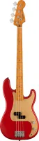 FENDER SQUIER 40th ANN P Bass MN Aged Hardware Satin Dakota Red бас-гитара, цвет красный