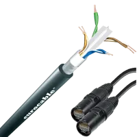 Eurocable ER6N5B6SM3Y - Патч-корд кабель CAT6 S-UTP, разъём Ethercon 5 black, 3м