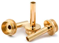 Valve stems Stomvi 112045 - Gilded brass piston button stems