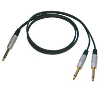 BESPECO RCY300 Кабель готовый, серии "EAGLE", JACKstereo 6.3мм (SS60)- 2 x JACKmono 6.3мм (S60), 3м