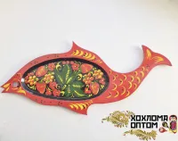 LHP100011 Осетрина с хохломской росписью, Хохлома