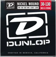 DUNLOP DBN Nickel Plated Steel Bass 30-130 6 Strings струны для 6-струнной бас-гитары