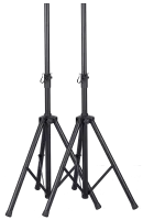 ECO SSK200A Black Сет из 2-х стоек SS019 и одного чехла, (1 стойка: Высота: 115-180см., Вес: 2,1кг., Нагрузка: 45кг., Цвет: Матовый Черный). Поставляется по 3шт. в коробке: 44х28х102см.