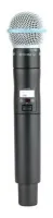 SHURE QLXD2/B58 G51 ручной передатчик с капсюлем Beta 58, динамический суперкардиоидный, 470-534 МГц. Черный