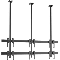 Vogels C2330 Black- Потолочное крепление для видеостены 2х3 из дисплеев 49–55'', макс. нагрузка 240 кг