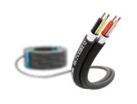 PROCAST cable BSC 2*4,5/20/0,12 - Профессиональный сигнальный двухканальный балансный кабель, внешний размер 4.5х9mm, 2 х ((20/0.12 + XLPE) + (DW7 x 0,2+AL)), цвет изоляции черный, бухта 200m