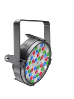 DTS TITAN RGBW, SPOT lens, Silver, IP65  Светодиодный прожектор на лире, 5200 Lum, 48 LEDs (12 x Red, 12 x Green, 12 x Blue, 12 x White), угол 8‘,управление через контроллер Z1 (1 прибор), Z8 (до 8-ми приборов), DMX 512, 100 Вт, IP65, 264*111*263 mm, 2,7