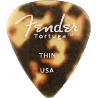 FENDER TORTUGA PICKS 351 THIN 6 PK Медиаторы (упакованы по 6 шт.), мягкие
