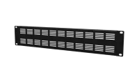 Caymon BSV02 Фальшпанель в шкаф 19", 2U, перфорированная, сталь 1,5 мм.