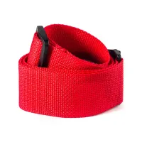 Dunlop d0701rd poly red  гитарный ремень полистироловый красный