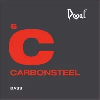 Bass guitar string set Dogal CS90A - Bass-guitar strings with round carbon steel wound round steel core. Extra light tension, thickness .030-.085 inch.