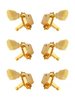 SD510-SL-GG-L3+R3 Колки для гитары 3+3, золото, Gotoh