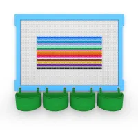 Комплект стены для конструирования botzees с деревянной основой