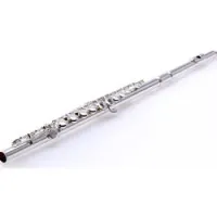 Miyashiru fl-465s  флейта, серебрянные губки, открытые клапаны, не в линию, e-мех, кожзам кейс