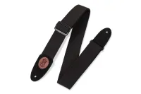 MSSC8-BLK Signature Series Ремень для гитары, хлопок, черный, Levy's