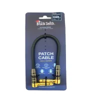 Blacksmith patch cable gold series 0.65ft gspc-20  патч-кабель, 20 см, угл jack + угл jack, позол ко