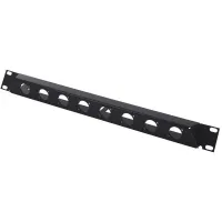 Neutrik NZP1RU-8- 19'' рэковая панель высотой 1U, 8 отверстий D-size