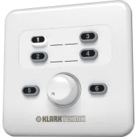 KLARK TEKNIK CP8000EU регулятор громкости и переключатель источников, электронное управление, подсве