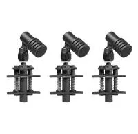 beyerdynamic TG D35 TRIPLE SET Комплект: 3х TG D35 динамических микрофона (суперкардиоидный) для барабанов, 3х  микрофонных крепления MKV87, 3х чехла лоя хранения на молнии.