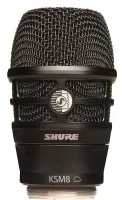 SHURE RPW174 Микрофонный капсюль KSM8 для радиомикрофона, динамический кардиоидный с двойной диафрагмой, черный