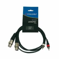 ADJ AC-2XF-2R/1,5 Шнур 2 XLRF - 2 RCA, 1,5м