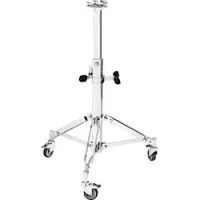 Meinl tmpds  стойка профессиональная для двух конго на колесах, хром