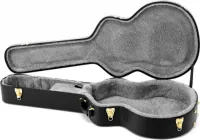 GRETSCH Case G6241FT16' Hollow Body Flat Top Black жесткий кейс для полуакустической гитары с плоским топом, черный