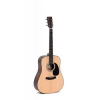 Sigma guitars sdm-ste  электроакустическая гитара с чехлом, верхняя дека массив ситхинской ели