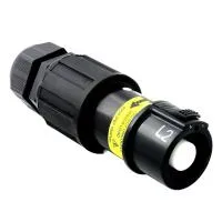 PFLS-2BK-S120M40A Line 2, POWERFIT 400AMP LINE SOURCE, кабельный / мама / черный, KUPO -