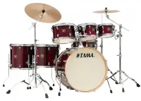 TAMA CL72RS-PGGP SUPERSTAR CLASSIC EXOTIX 7PC KIT ударная установка из 7 барабанов, цвет красный, материал клён/сосна
