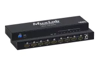 Усилитель-распределитель MuxLab [500427] 1х8 HDMI, 4K/60